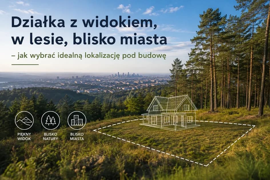 Działka z widokiem, w lesie, blisko miasta - jak wybrać idealną lokalizację pod budowę