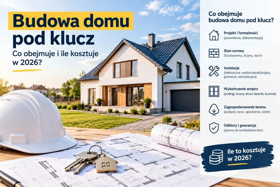 Budowa domu pod klucz - co obejmuje i ile kosztuje w 2026?