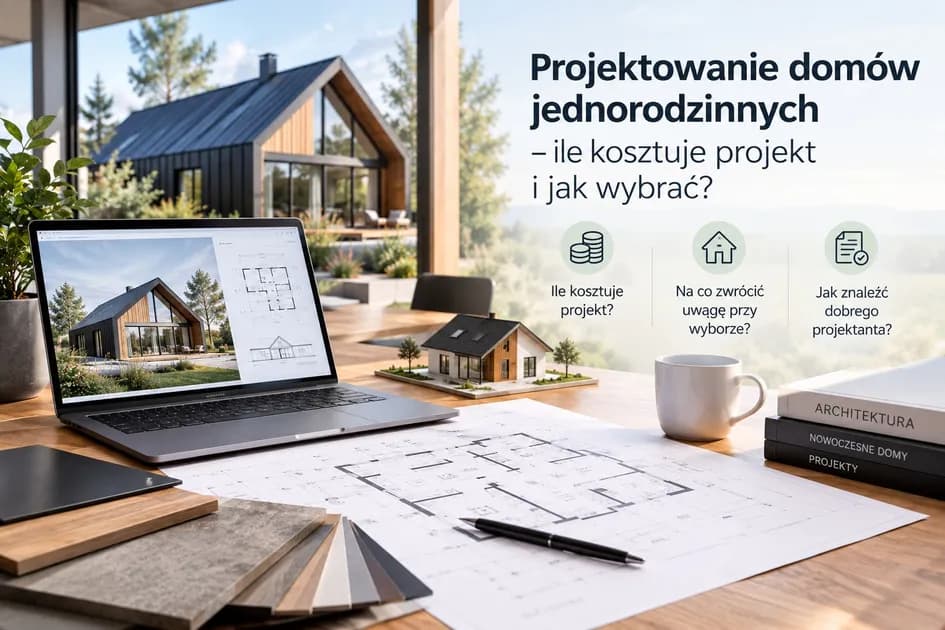 Projektowanie domów jednorodzinnych - ile kosztuje projekt i jak wybrać?